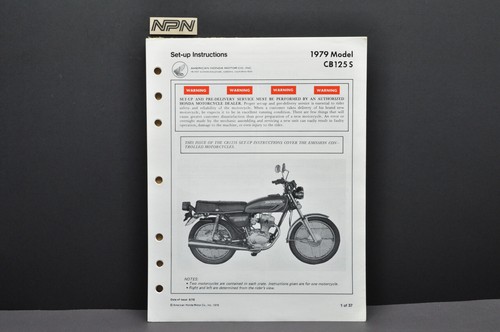 Vintage nos 1979 honda cb125 - vintage, s