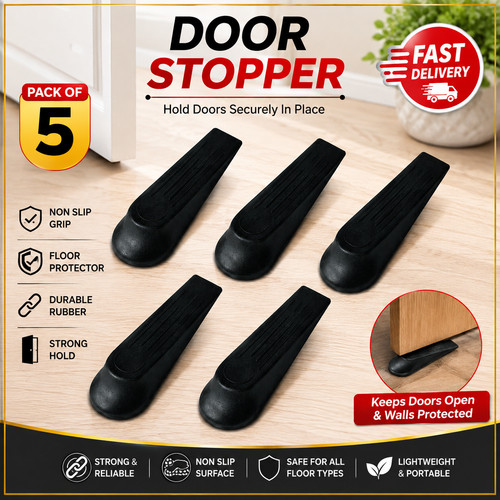 Pack rubber door stopper - 5,