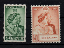 Gibraltar 1948 Silver Wedding
