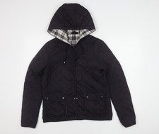 Topshop Women's Black Quilted