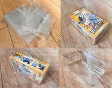 10x Pokemon Japanese Booster Box Protector Display Case Regular & Half Box Size