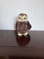 Vintage Realistic Owl Plush