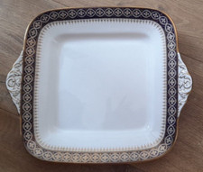 Antique Wedgwood Bone China Square Cake / Sandwich Plate Model 8593