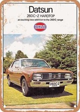 METAL SIGN - 1974 Datsun 260C