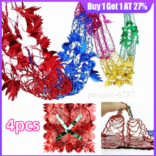 Christmas foil garland - 4x,