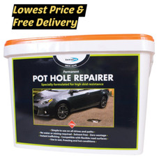 Instant Pot Hole Repairer Cold Lay Asphalt Concrete Repair Compound Black 25kg