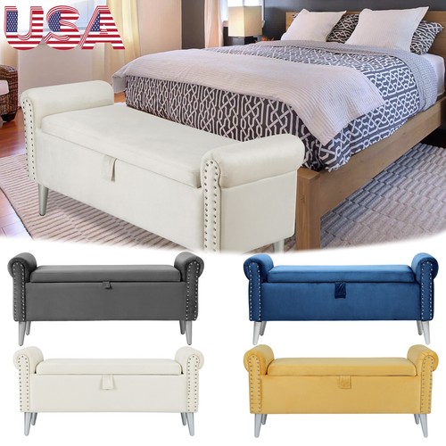 Storage bench end of bed - bench,