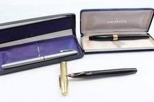 Vintage Sheaffer Fountain Pens Imperial 14ct Gold Nibs Writing Inc Boxed x3