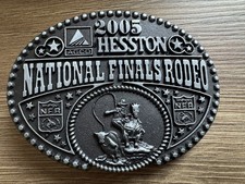 Hesston 2005 National Finals Rodeo Adult Belt Buckle Cowboy Western