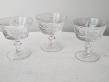 Vintage Cut Crystal Stemmed