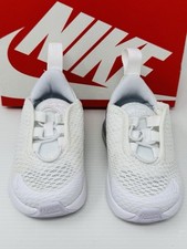 Nike Air Max 270 Toddler Size 3C White Athletic Running Walking Shoes Sneakers