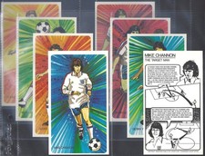 NABISCO-FULL SET- ENGLANDS SOCCER STARS TACTIC CARDS FOOTBALL 1980 (P8 CARDS)