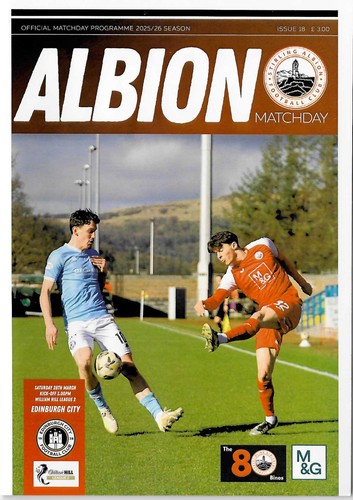 Stirling albion edinburgh - albion, v