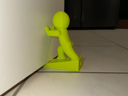 Funny man door stop - door,