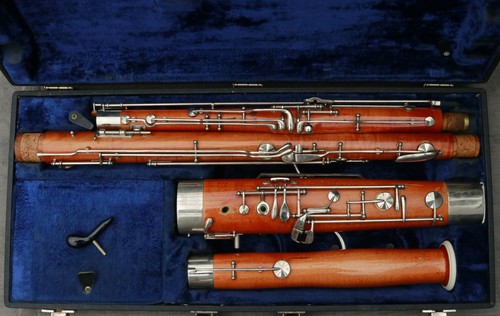 Old wooden bassoon unmarked - wooden,