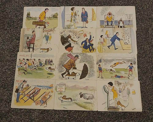 Postcards art cards comedy - 12,