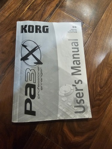 Korg pa3x manuals - korg,