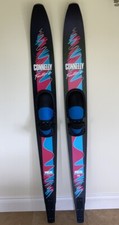 Connelly Factor 6 66in Water Skis With Adjustable Skiing Bindings