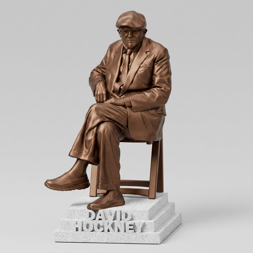 David hockney statue - david, –