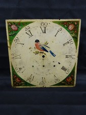 19th century Longcase clock handpainted face (Burnley)