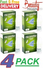 4 x Nicorette Nasal Spray 10ml