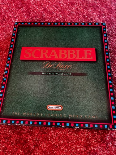 Vintage scrabble deluxe board - vintage,