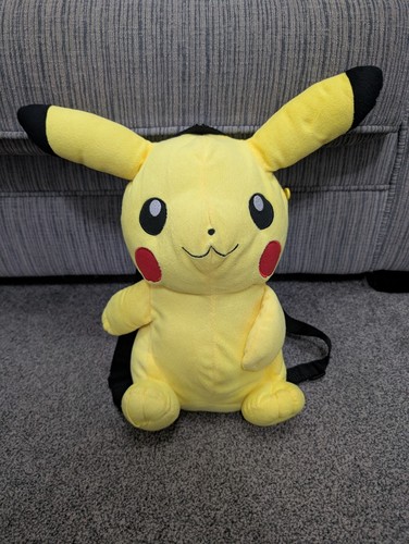 Pokemon pikachu plush backpack - pikachu,