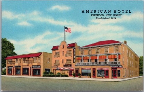 Freehold new jersey postcard - jersey,