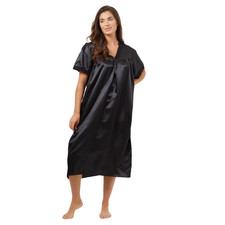 Ladies satin nightdress silky - satin,