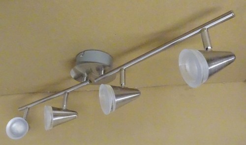 Brushed finish bar light - brushed,