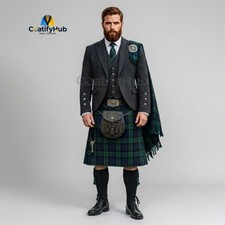Men's 12-Piece Tartan Kilt