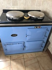 AGA COOKER 2 OVEN 13 AMP ELECTRIC IN DUCK EGG BLUE