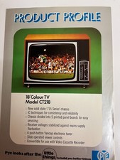 PYE CT218 COLOUR TV "18