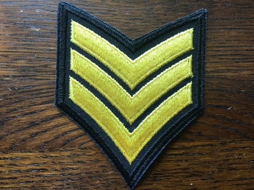Chevron sergeant stripes gold - sergeant,