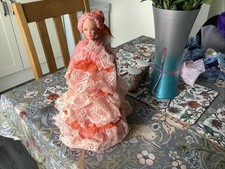 Knitted Doll Toilet Roll Cover