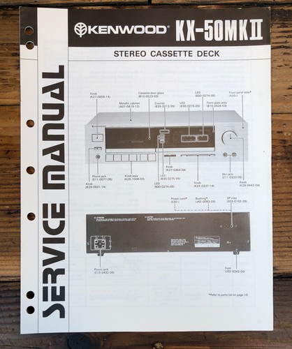 Kenwood mk2 cassette - mk2,