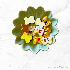 Miniature resin teddy bears - miniature,
