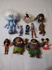 Disney Figure Random Bundle Includes Moana Maui Fox & The Hound Trollz Etc
