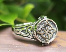 Witch's Knot Locket Ring 925
