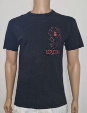 Vintage 90s Sepultura Roots T Shirt Size Small oversized