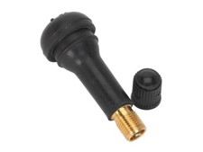 5x TR414 Tyre Valve Rubber Stem Tubeless + Dust Cap Car Van Easy Fit