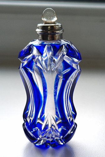 Antique cobalt blue cut - blue,