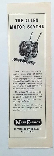 Original advert for - advert, allen