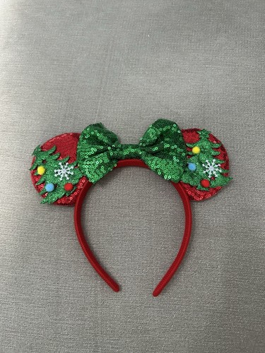 Christmas sequin minnie mouse - sequin,