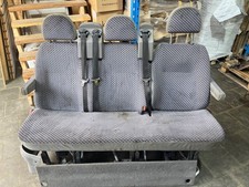 FORD TRANSIT COMPLETE REAR TRIPLE BENCH SEAT WITH BELTS AND ARM REST
