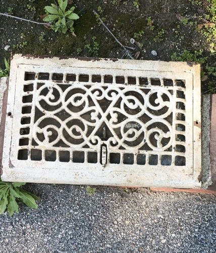Antique cast iron radiator - iron,