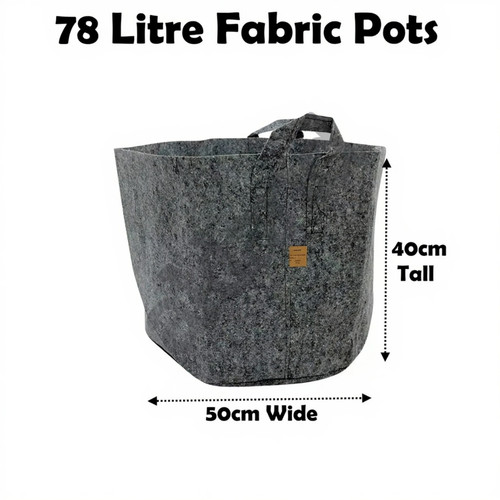Litre fabric pot - fabric, grow