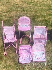Baby Doll play set with Pram