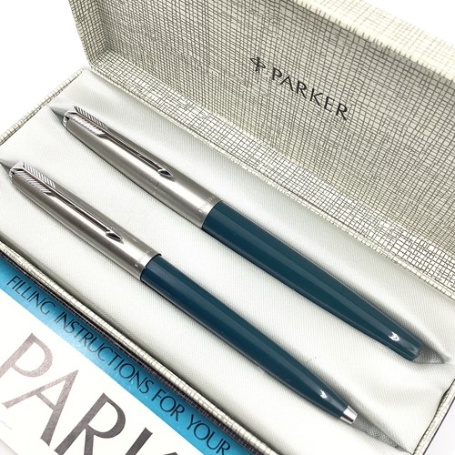 Parker teal blue fountain - parker,