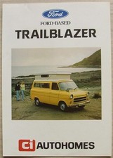 FORD BASED TRAILBLAZER CI AUTOHOMES Caravan Sales Spec Leaflet March 1976 #FB579